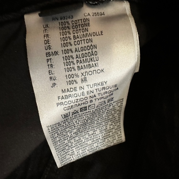 Diesel Denim Black Mini Skirt with Zippers - Picture 6 of 7